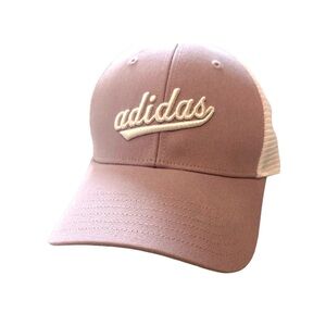 Adidas Trucker Hat Lavender and White Mesh SnapBack NWOT - Bin CH